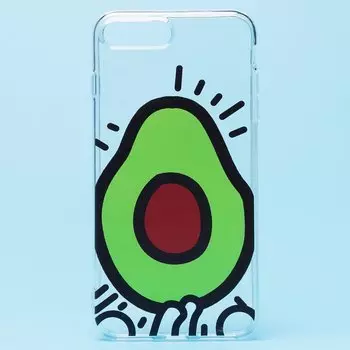 Чехол-накладка SC225 для смартфона Apple iPhone 7 Plus/8 Plus, силикон, принт 004 (129305)