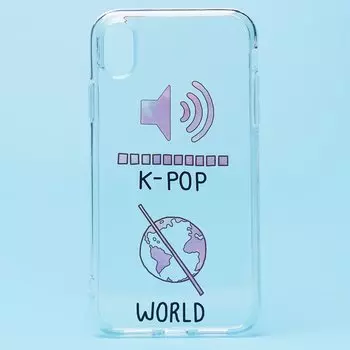 Чехол-накладка SC225 для смартфона Apple iPhone XR, силикон, принт 007 (129113)