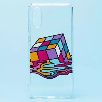 Чехол-накладка SC225 для смартфона Samsung SM-A022 Galaxy A02, силикон, принт 001 (129139)