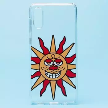 Чехол-накладка SC225 для смартфона Samsung SM-A022 Galaxy A02, силикон, принт 002 (129140)