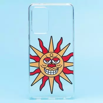 Чехол-накладка SC225 для смартфона Samsung SM-A725 Galaxy A72, силикон, принт 002 (129172)