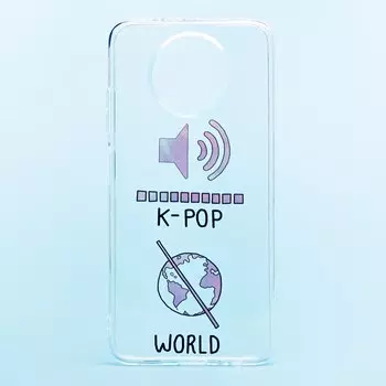 Чехол-накладка SC225 для смартфона Xiaomi Redmi Note 9T, силикон, принт 007 (129265)