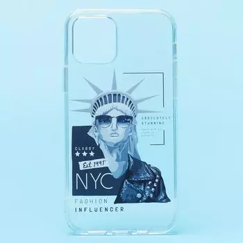 Чехол-накладка SC226 для смартфона Apple iPhone 12/12 Pro, принт 002 (129335)