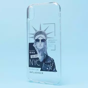 Чехол-накладка SC226 для смартфона Apple iPhone XR, принт 002 (129343)