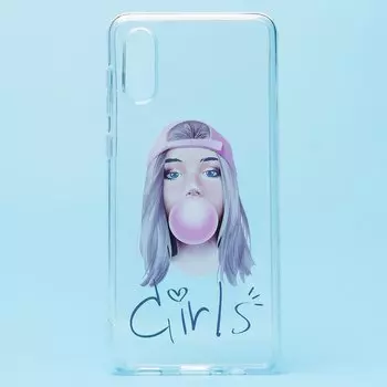 Чехол-накладка SC226 для смартфона Samsung SM-A022 Galaxy A02, силикон, принт 001 (129366)