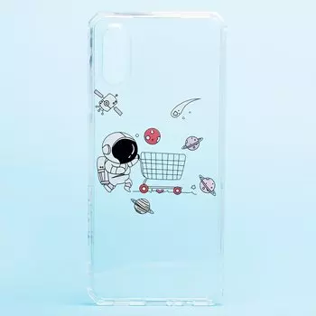 Чехол-накладка SC231 для смартфона Samsung SM-A022 Galaxy A02, силикон, принт 001 (129661)