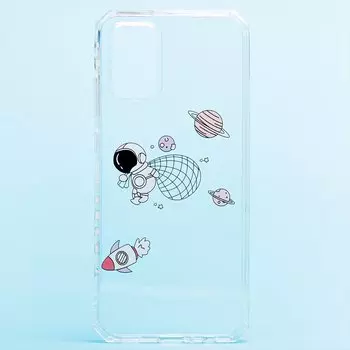 Чехол-накладка SC231 для смартфона Samsung SM-A025 Galaxy A02s, силикон, принт 002 (129664)