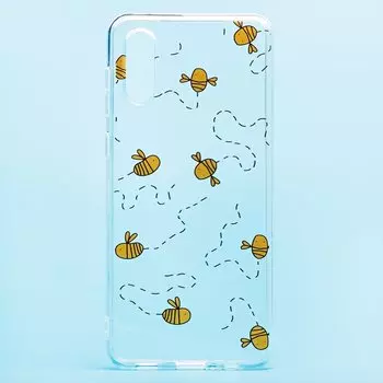 Чехол-накладка SC236 для смартфона Samsung SM-A022 Galaxy A02, силикон, принт 002 (130462)