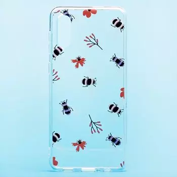 Чехол-накладка SC236 для смартфона Samsung SM-A022 Galaxy A02, силикон, принт 003 (130463)