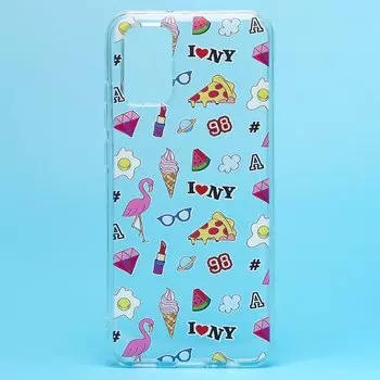 Чехол-накладка SC237 для смартфона Samsung SM-A025 Galaxy A02s, силикон, принт 003 (130087)