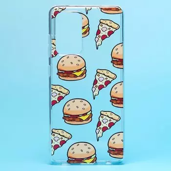 Чехол-накладка SC237 для смартфона Samsung SM-A525 Galaxy A52, силикон, принт 001 (130109)