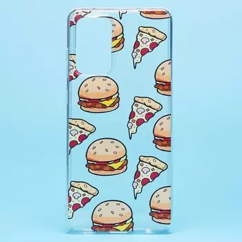 Чехол-накладка SC237 для смартфона Samsung SM-A725 Galaxy A72, силикон, принт 001 (130115)