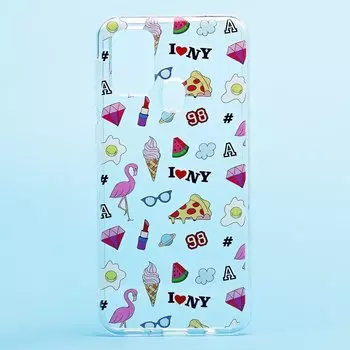 Чехол-накладка SC237 для смартфона Samsung SM-M315 Galaxy M31, силикон, принт 003 (130123)