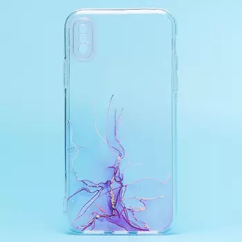 Чехол-накладка SC239 для смартфона Apple iPhone X/XS, силикон, рисунок (001) (130224)