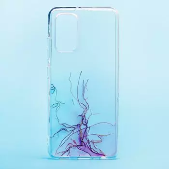 Чехол-накладка SC239 для смартфона Samsung SM-A325 Galaxy A32 4G, силикон, принт 001 (130284)