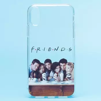 Чехол-накладка SC240 для смартфона Apple iPhone X/XS, силикон, принт 002 (130537)