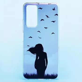 Чехол-накладка SC242 для смартфона Huawei Honor 10X Lite, принт 005 (131033)