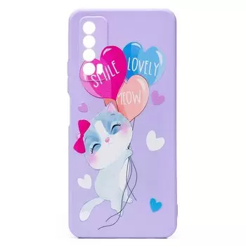 Чехол-накладка SC246 для смартфона Huawei P Smart 2021/Y7a, принт 005 (132343)