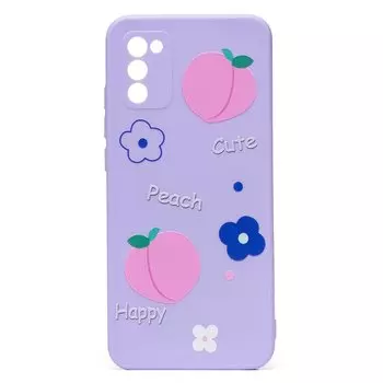 Чехол-накладка SC246 для смартфона Samsung SM-A025 Galaxy A02s, силикон, принт 008 (132364)