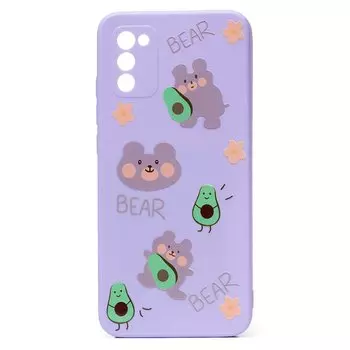 Чехол-накладка SC246 для смартфона Samsung SM-A025 Galaxy A02s, силикон, принт 009 (132365)