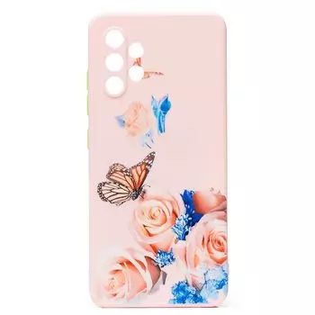 Чехол-накладка SC246 для смартфона Samsung SM-A325 Galaxy A32 4G, силикон, принт 006 (132380)