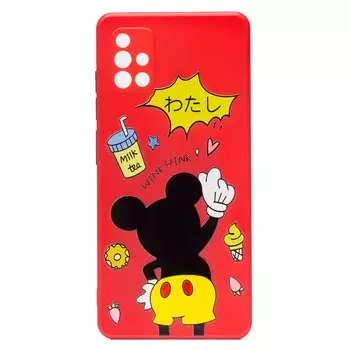 Чехол-накладка SC246 для смартфона Samsung SM-A515 Galaxy A51, силикон, принт 004 (132387)