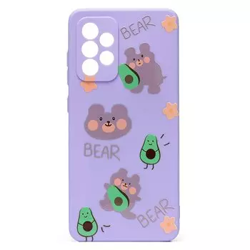 Чехол-накладка SC246 для смартфона Samsung SM-A725 Galaxy A72, силикон, принт 009 (132410)