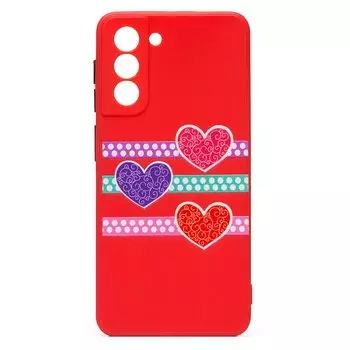 Чехол-накладка SC246 для смартфона Samsung SM-G996 Galaxy S21+, силикон, принт 001 (132420)