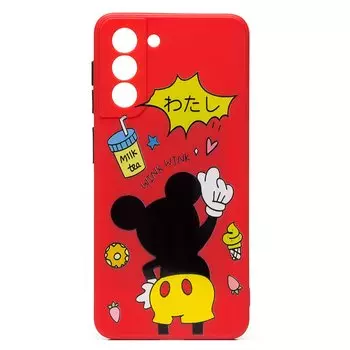 Чехол-накладка SC246 для смартфона Samsung SM-G996 Galaxy S21+, силикон, принт 004 (132423)