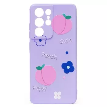 Чехол-накладка SC246 для смартфона Samsung SM-G998 Galaxy S21 Ultra, силикон, принт 008 (132436)