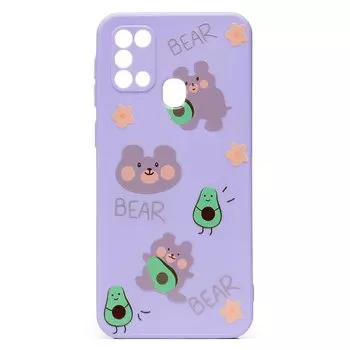 Чехол-накладка SC246 для смартфона Samsung SM-M315 Galaxy M31, силикон, принт 009 (132464)