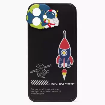 Чехол-накладка SC247 для смартфона Apple iPhone 12, принт 002 (132548)