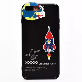 Чехол-накладка SC247 для смартфона Apple iPhone 7 Plus/8 Plus, принт 002 (132550)