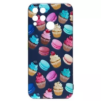 Чехол-накладка SC256 для смартфона Realme C15, разноцветный (203644)