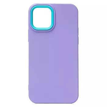 Чехол-накладка SC262 для смартфона Apple iPhone 12/12 Pro, силикон, фиолетовый (204087)