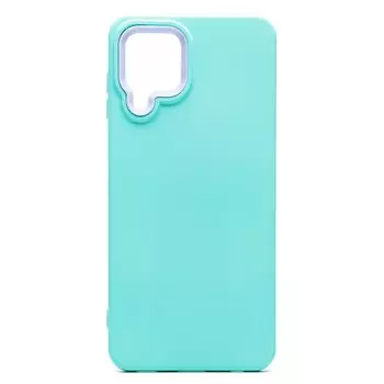 Чехол-накладка SC262 для смартфона Samsung SM-A225 Galaxy A22 4G/SM-M225 Galaxy M22, силикон, мятный (204112)