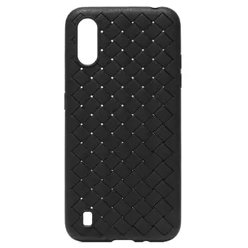 Чехол-накладка SC263 для смартфона Samsung Samsung SM-A015 Galaxy A01, черный (204312)