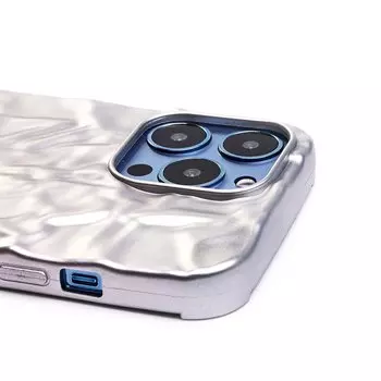 Чехол-накладка SC267 для смартфона Apple iPhone 13 Pro, силикон, серебристый (204499)