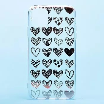 Чехол-накладка SC268 для смартфона Apple iPhone 11, силикон, принт 002 (204512)