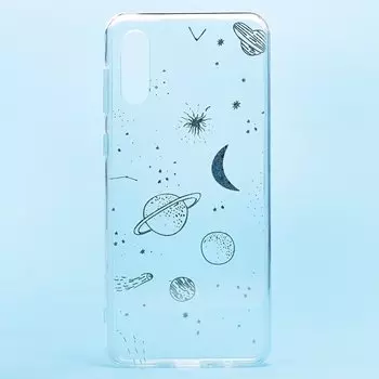 Чехол-накладка SC268 для смартфона Samsung SM-A022 Galaxy A02, силикон, принт 003 (204561)