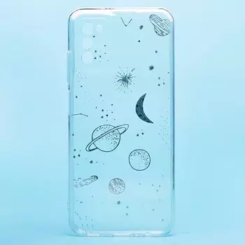 Чехол-накладка SC268 для смартфона Samsung SM-A037 Galaxy A03s, силикон, принт 003 (204569)