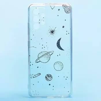 Чехол-накладка SC268 для смартфона Samsung SM-A325 Galaxy A32 4G, силикон, принт 003 (204581)