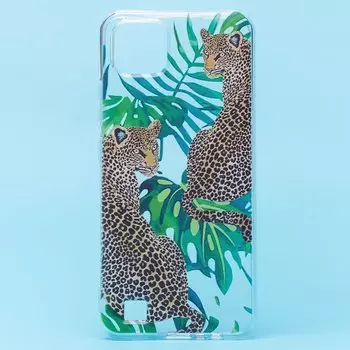 Чехол-накладка SC269 для смартфона Realme C11 2021, силикон, прозрачный/принт (204705)