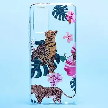 Чехол-накладка SC269 для смартфона Samsung SM-A325 Galaxy A32 4G, силикон, принт 002 (204737)