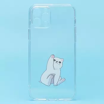 Чехол-накладка SC270 для смартфона Apple iPhone 12 Pro, силикон, прозрачный/принт (204788)
