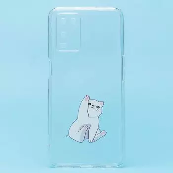 Чехол-накладка SC270 для смартфона Oppo A54 4G, силикон, принт 002 (204848)