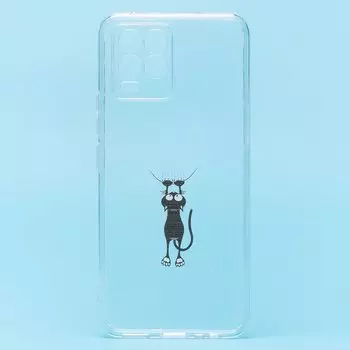 Чехол-накладка SC270 для смартфона Realme 8/8 Pro, силикон, прозрачный/принт (204859)