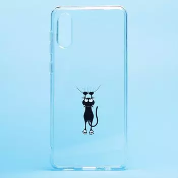 Чехол-накладка SC270 для смартфона Samsung SM-A022 Galaxy A02, силикон, принт 001 (204880)