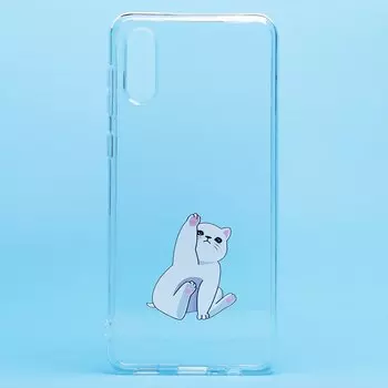 Чехол-накладка SC270 для смартфона Samsung SM-A022 Galaxy A02, силикон, принт 002 (204881)
