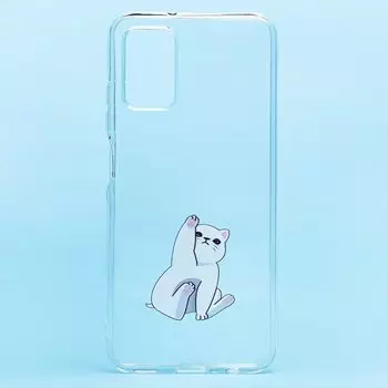 Чехол-накладка SC270 для смартфона Samsung SM-A037 Galaxy A03s, силикон, принт 002 (204887)